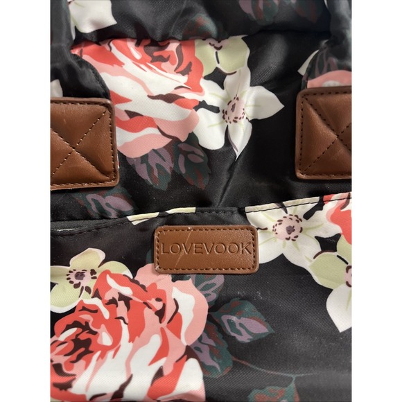 Lovevook backpack diaper bag floral print ‎ 20x16 inch thermal pocket lunch box - Picture 2 of 4